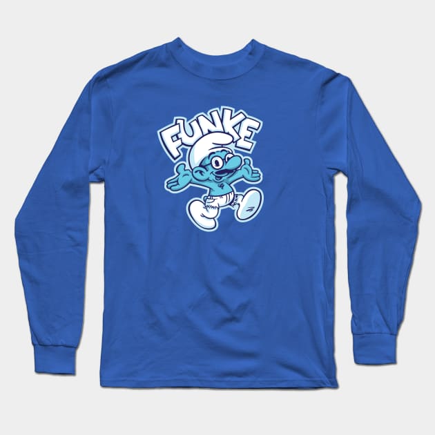 Feeling Blue Long Sleeve T-Shirt by WanderingBert